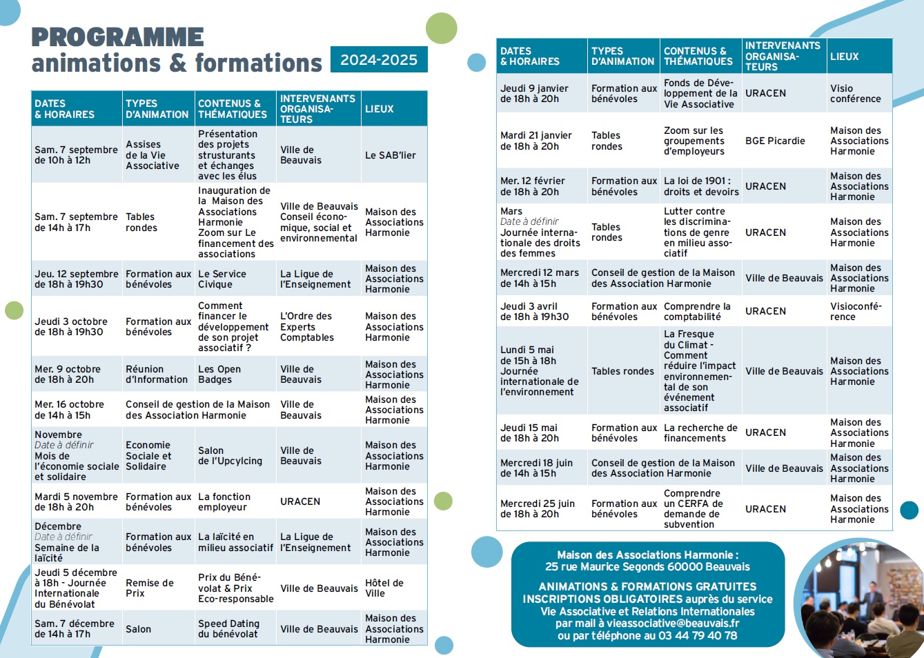 Programme danimation MdA Harmonie Sept juin 2025