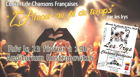 Concert de chansons françaises ''L'Amour au Fil du temps'' Les Irys