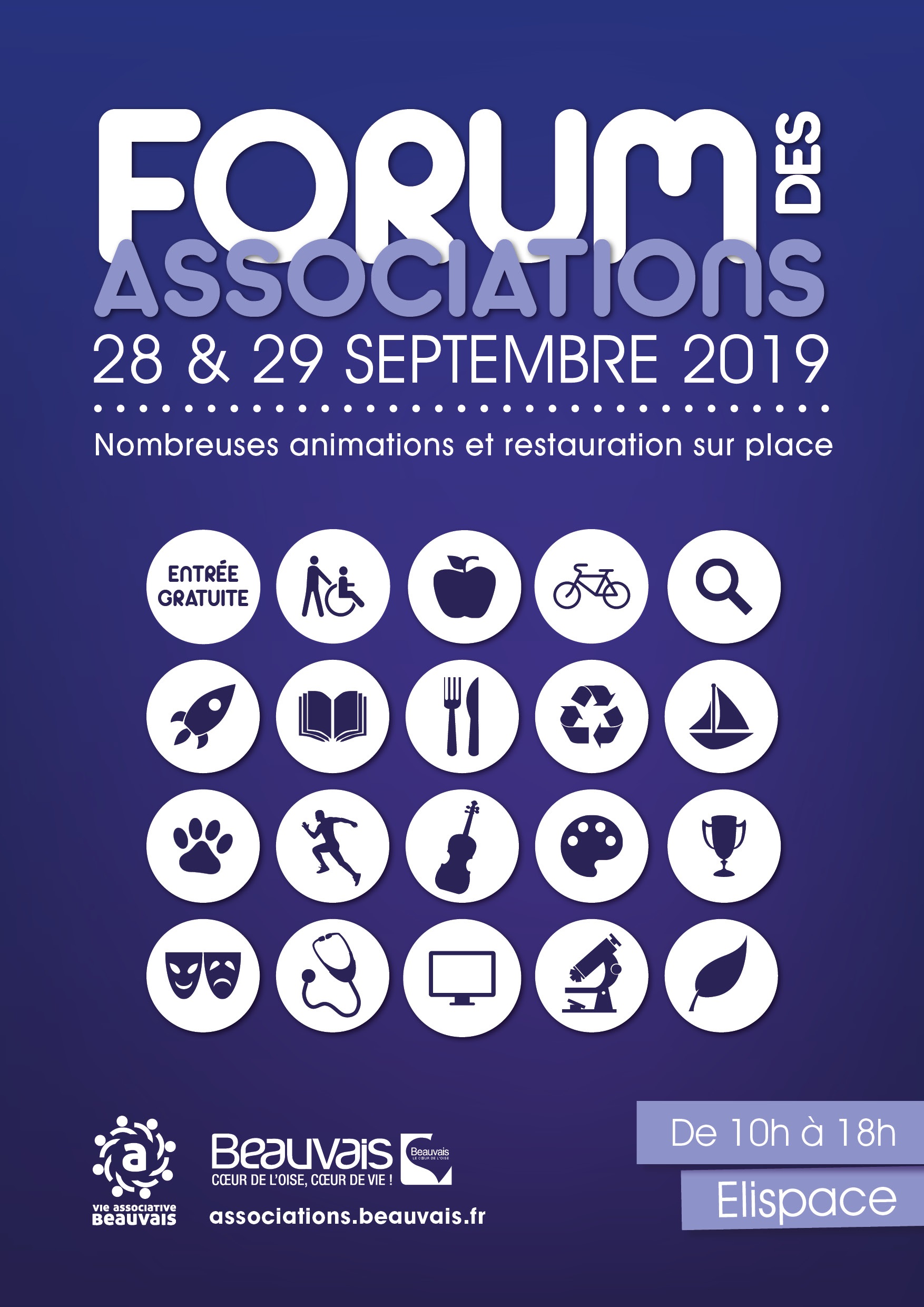 AFFICHE A3 Forum des associations 2019 V3
